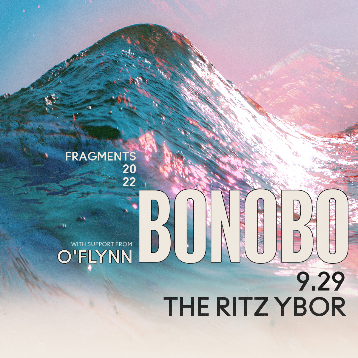 Bonobo Fragments Tour at The RITZ Ybor 9/29/2022 Sunset Events
